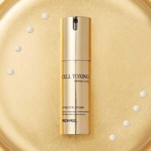 Омолоджувальний крем для шкіри навколо очей з фітостовбур. к-ми, аденозином, 9-ма пептидами Medi-Peel Cell Toxing Dermajours Repair Eye Cream 30 ml