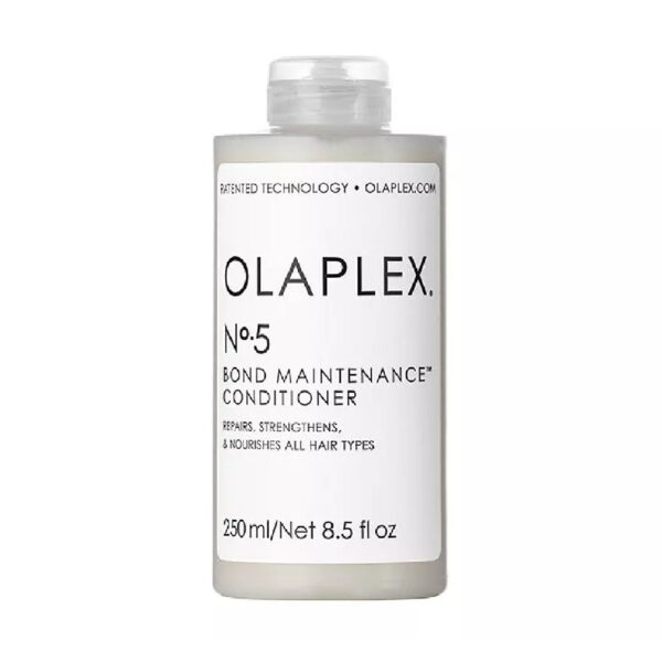 Професійний відновлювальний кондиціонер для всіх типів волосся з екстрактом ягід акаї, оліями аргани, авокадо, соняшника, мигдалю Olaplex No.5 Bond Maintenance Conditioner 250ml
