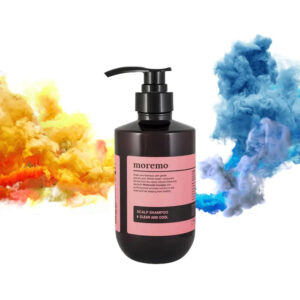 Очищувальний безсульфатний шампунь з саліциловою кислотою, ментолом, екстрактом листя розмарину, кипарису, протеїнами пшениці Moremo Scalp Shampoo Clear and Cool 500ml