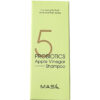 Безсульфатний шампунь для чутливої шкіри голови з лактобактеріями, яблучним оцтом та рослинними екстр Masil 5 Probiotics Apple Vinegar Shampoo 50 ml 88251