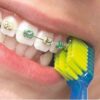 Ортодонтична зубна щітка з заглибленням із 5460 щетинками для чищення брекет-систем Curaprox Ortho Ultrasoft 65169