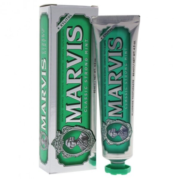 Професійна зубна паста з ароматом прохолодної мяти та жасмину Marvis Classic Strong Mint Toothpaste 85 ml