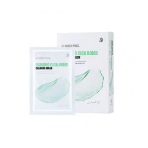 Заспокійлива тканинна маска з екстрактом центелли для подразненої та чутливої шкіри  Medi-Peel Bamboo Cica Bomb Calming Mask 25ml