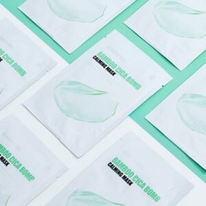 Заспокійлива тканинна маска з екстрактом центелли для подразненої та чутливої шкіри  Medi-Peel Bamboo Cica Bomb Calming Mask 25ml