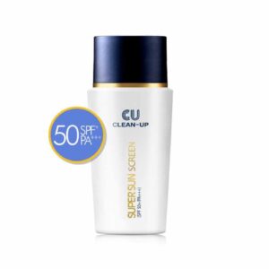 Професійна сонцезахисна емульсія з оксидом цинку, комплексом органічних UV-фільтрів та пептидами CU SKIN Clean-Up Super Sunscreen SPF 50+ PA+++ 50ml