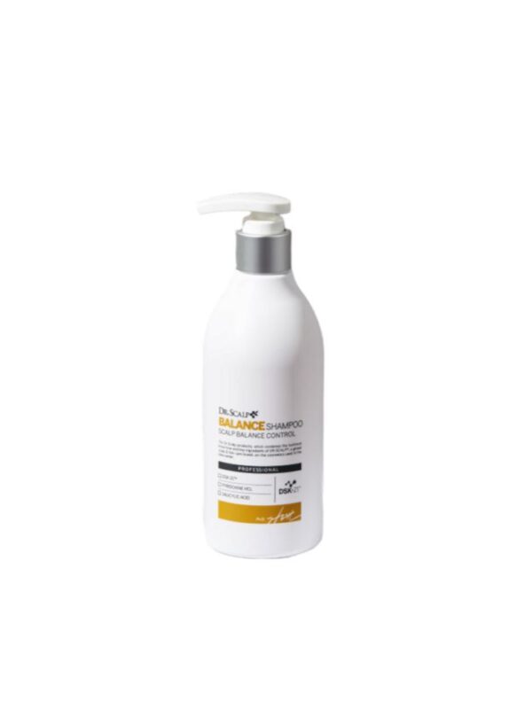Професійний веганський гіпоалергенний шампунь проти лупи, свербежу, для себорегуляції, усунення запалень, відновлення pH шкіри голови Dr. Scalp Balance Shampoo 270ml