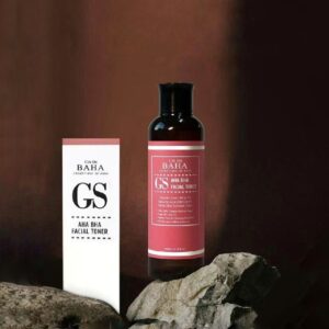 Тонер-ексфоліант з гліколевою 7% та саліциловою 0,5% кислотами, ніацинамідом, екстрактами гамамелісу, алое вера Cos De Baha GS AHA BHA Facial Toner 200ml
