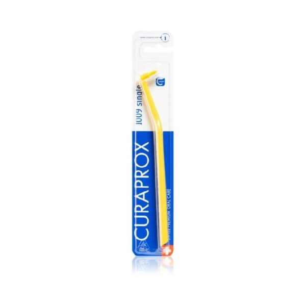 Монопучкова зубна щітка Curaprox CS 1009 Single для брекетів