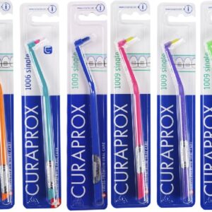Монопучкова зубна щітка Curaprox CS 1009 Single для брекетів