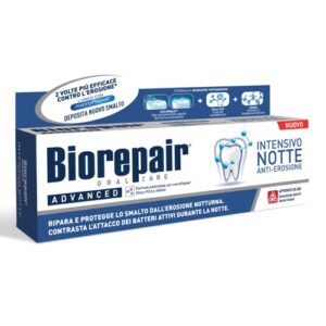Зубна паста Biorepair Intensive Night Repair Інтенсивне нічне відновлення з іонами цинку, що протидіє процесу руйнування зубної емалі в нічний час 75ml