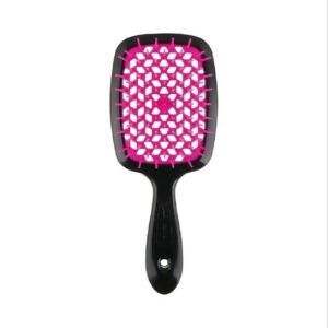 Щітка для волосся JANEKE SUPERBRUSH SMALL чорна з рожевим