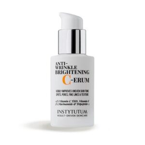 Суперконцентрований серум з вітаміном С, Е, ніацинамідом, трипептидом, скваланом, гіалуроновою та олеаноловою кислотами Instytutum Anti-wrinkle brightening C-erum 30ml