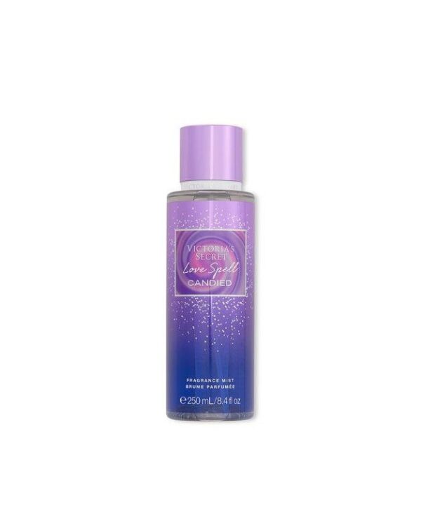 Парфумований жіночий спрей для тіла VICTORIAS SECRET LOVE SPELL CANDIED FRAGRANCE MIST 250ml