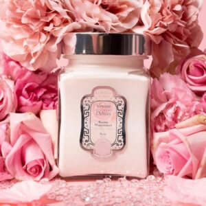 Бальзам для тіла з трояндою на основі органічних олій солодкого мигдалю, ши та аргани La Sultane De Saba Majestic Balm Rose 300 g