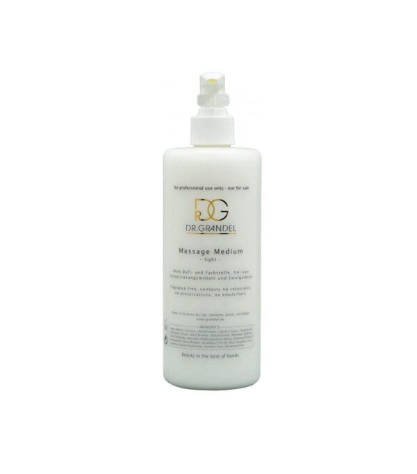 Масажувальний крем з мінімальним складом ліпідів Dr.Grandel Massage Medium light 400ml