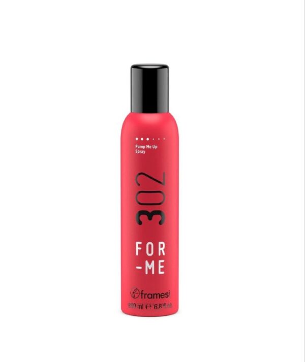 Спрей ущільнювальний для об’єму та сили тонкого волосся FOR-ME 302 Pump Me Up Spray 200ml