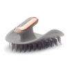 Щітка масажна для волосся сіра з тримачем MANTA Pulse Brush Grey