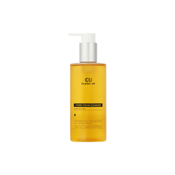 Зволожувальна пінка для вмивання чутливої шкіри обличчя з медом, вітаміном U та рослиними екстрактами CU SKIN Clean-Up Hydro Foam Cleanser 250ml