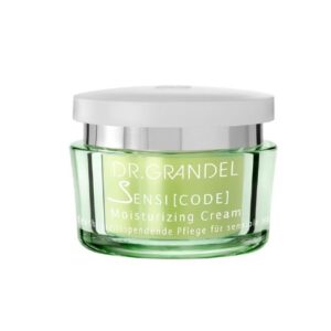 Зволожувальний крем для чутливої шкіри обличчя з екстрактом очерету, фуліном, мигдалевою олією, мікрогіалуроном Dr. Grandel Sensi Code Moisturizing Cream 50ml