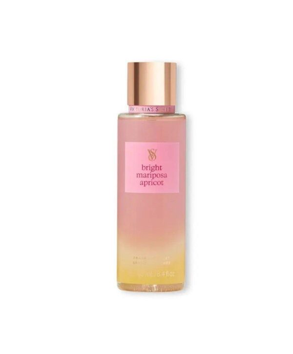 Парфумований жіночий спрей для тіла VICTORIAS SECRET BRIGHT MARIPOSA APRICOT FRAGRANCE MIST 250 ml