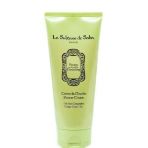 Крем-гель для душу Зелений чай з екстрактами алое вера, лотосу та меду La Sultane de Saba Shower Cream Ginger Green Tea 200 ml