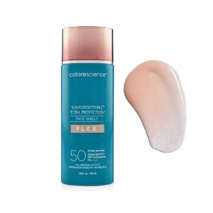 Сонцезахисний крем для обличчя з адаптивними пігментами (світлий) Colorescience Sunforgettable Total Protection Face Shield Flex SPF 50 Fair 55 ml