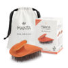 Щітка для кучерявого та хвилястого волосся помаранчева MANTA Brush Kinks, Coils Curls Amber Orange 110515