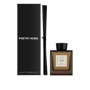 Парфумований дифузор з ароматом деревини, папороті, смоли дуба, сосни, тропічного лісу POETRY HOME Le Chalet A Bali (cube) 250ml