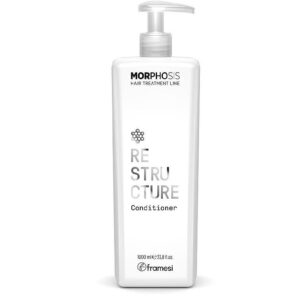 Зміцнювальний кондиціонер для пошкодженого волосся з ферментованим рисом, веган колагеном, пептидами Framesi Morphosis Restructure Conditioner 1000ml