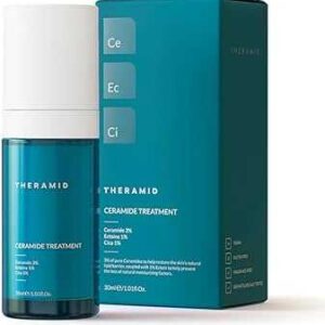 Зволожувальна та відновлювальна сироватка для обличчя з керамідами, центеллою азіатською, ектоїном Theramid Ceramide Treatment, 30ml