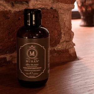 Шампунь зволожуючий реструктуруючий для волосся з амінокислотами шовку та олією манго, троянди Москети MURAN Silky 06 mini Shampoo 100ml