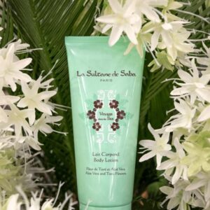 Крем-гель для душу Тіара та Алое Вера з екстрактом меду, лотоса La Sultane de Saba Shower Gel Tiare Flowers and Aloe Vera 200 ml