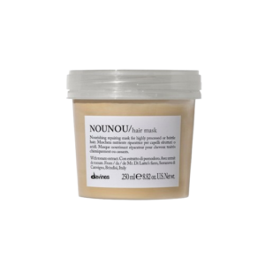 Маска для відновлення та глибокого живлення пошкодженого та ламкого волосся з гліцерином, олією жожоба, оливи, екстрактом томату Davines NOUNOU Hair Mask 250ml
