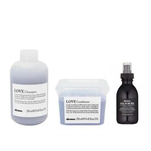 Подарунковий набір Davines LOVE SMOOTH Kit (LOVE SMOOTH Shampoo 250ml, LOVE SMOOTH Conditioner 250ml, OI All In One Milk 135ml)