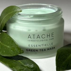 Відновлювальна заспокійлива маска з екстрактом зеленого чаю, соєвими протеїнами, оксидом цинку Atache Essentielle Reafirming Mask Green Tea 50ml