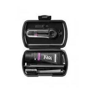 Дорожній набір чорний (дорожня зубна щітка CS 5460, зубна паста Black Is White 10ml, конічні йоржики S та M) Curaprox Be You Black Is White