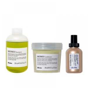 Подарунковий набір Davines MOMO Kit (MOMO Shampoo 250ml, MOMO Conditioner 250ml, More Inside Blow Dry Primer 100ml)