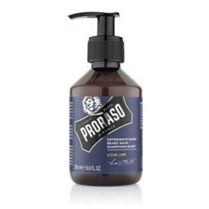 Шампунь для бороди з ароматом цитрусу та м'яти Proraso Beard Shampoo Azur Lime 200ml