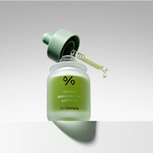Ампульна сироватка з BHA кислотою, екстрактом чаю матчі та пептидним комплексом Dr.Ceuracle Vegan BHA Matcha Ampoule 30ml