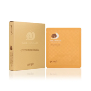 Гідрогелева маска для обличчя з золотом і муцином равлика PETITFEE Gold Snail Hydrogel Mask Pack 30ml