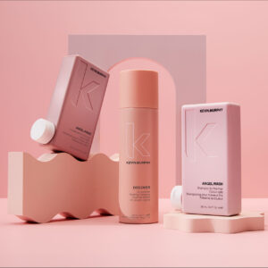 Набір для захисту кольору та створення об'єму волоссю (шампунь Angel 250мл, кондиціонер Angel 250мл, Doo.Over 250мл) Kevin Murphy Vibing Volume Holiday 2024