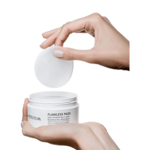 Пілінг-пади з кислотами (гліколева, молочна, лимонна, гіалуронова, саліцилова) та портулаком Instytutum Flawless Pads 60шт/80мл