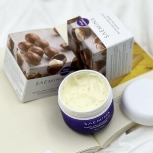 Відновлювальний крем з екстрактом макадамії, аргановою олією, вітаміном Е, соком алое вера Newland All Nature Saemina Revitalizing Signal Velvet Nutrition Cream 100g