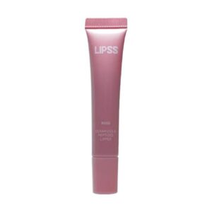 Блиск для губ рожевий без аромату LIPSS Rose Ceramides Peptides Lipper 8ml