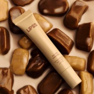 Блиск для губ прозорий з ароматом солоної карамелі LIPSS Salted Caramel Ceramides Peptides Lipper 8ml