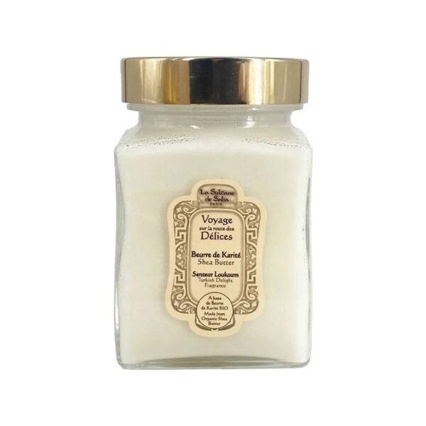 Масло Каріте Лукум Турецькі Солодощі La Sultane de Saba Beurre de Karite Shea Butter Senteur Loukoum Turkish Delight Fragrance 300 ml