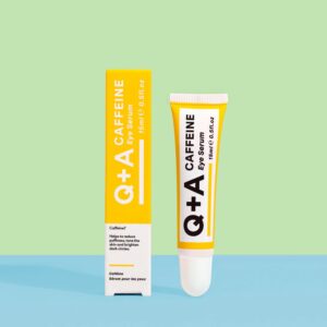 Сироватка для зони навколо очей з кофеїном, екстрактом зеленого чаю та граната Q+A Caffeine Eye Serum 15ml