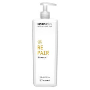 Глибоко відновлювальний шампунь для тьмяного волосся з олією камелії, рослинним мікрокератином та керамідами Framesi Morphosis Repair Shampoo 1000ml