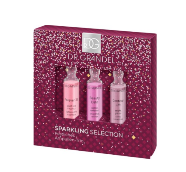 Набір ампул Dr. Grandel Sparkling Selection Festliches Ampullen-Trio (Forever 39, Beauty Date, Contour Lift) 3 ampoules