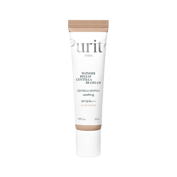 Новий ВВ-крем з екстрактом центелли Purito Seoul Wonder Releaf Centella BB Cream N21 Light Beige 30ml